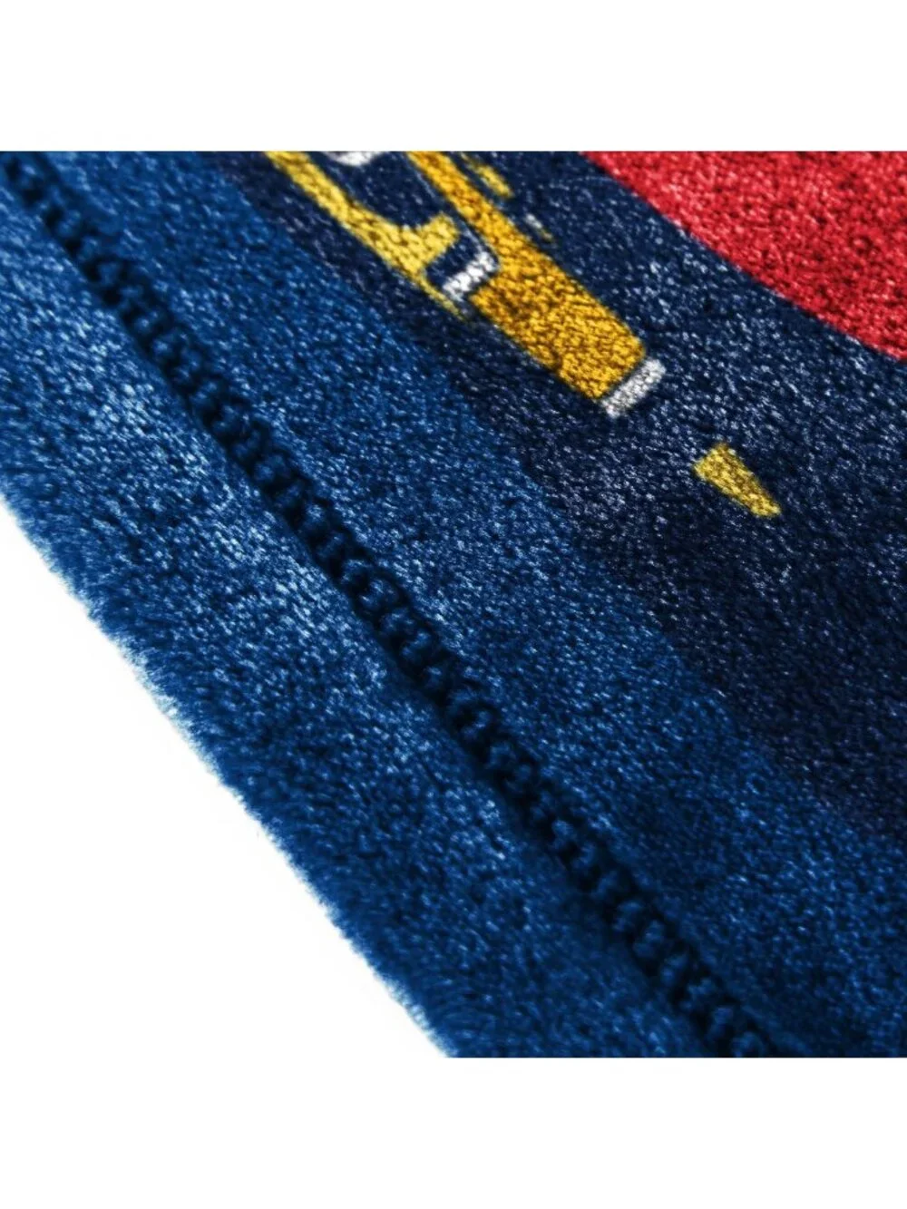 Cozy Kids Plush Fleece Throw Blanket - Soft Blue Cars Design, Large 60x90